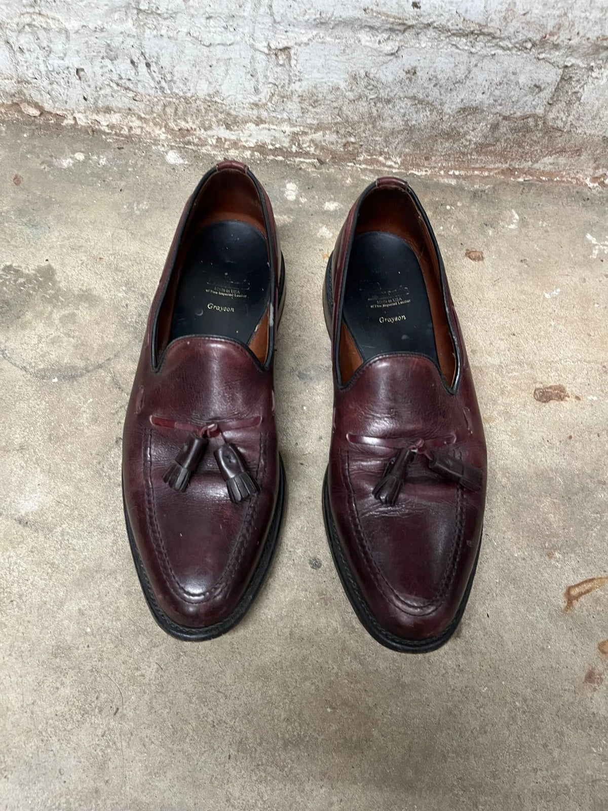 Allen Edmonds Cordovan Grayson Dress Loafer - Size 10 USA