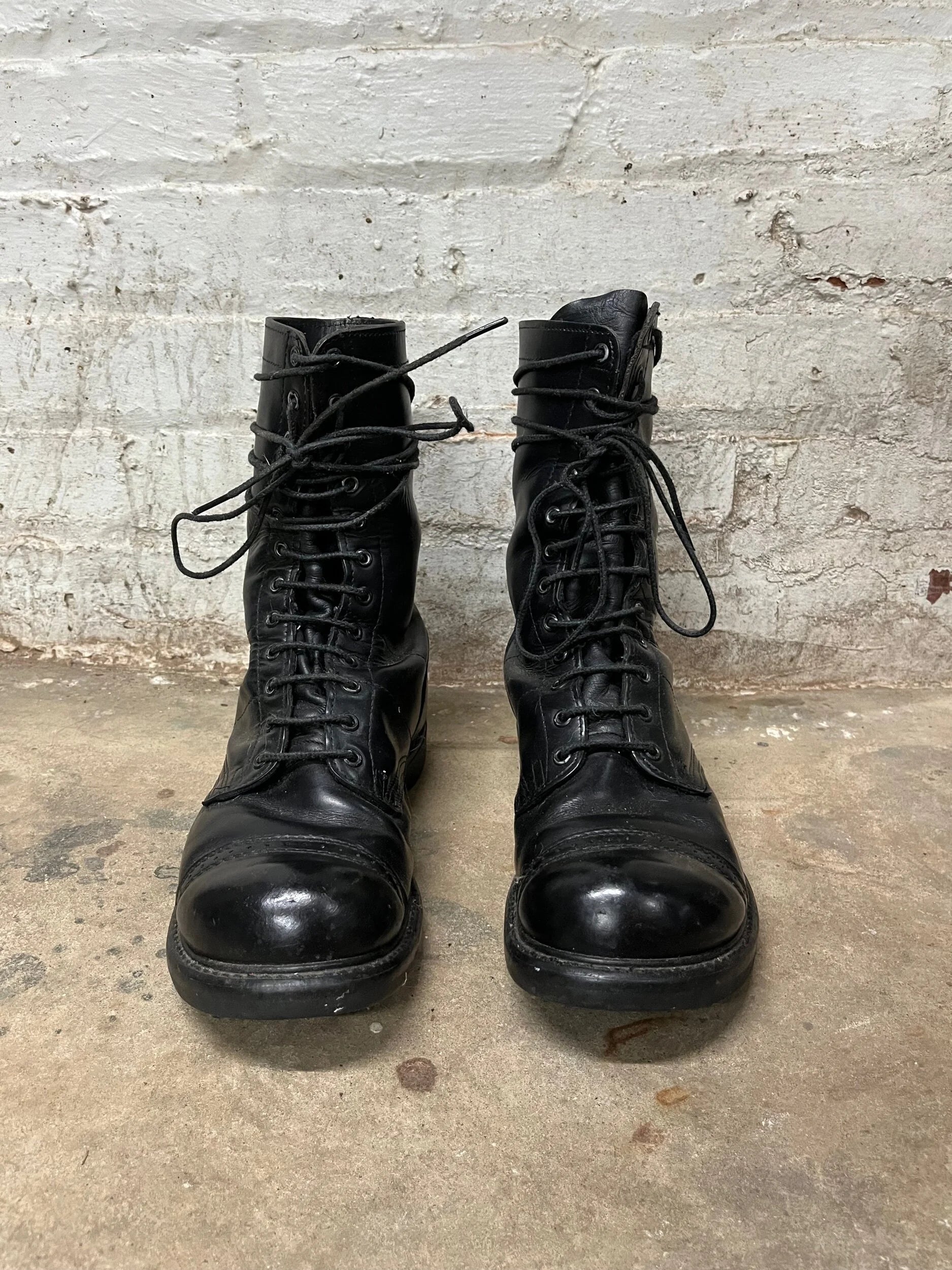 HH Double H Brand 975 Military Combat Paratrooper Jump Leather Boots - Size 10 Men's