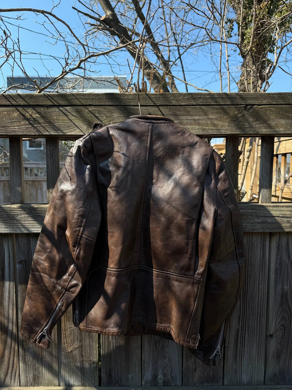 Rare Vintage 70s Cafe Racer Leather Jacket | Made in USA | Westex Zippers | Size 38