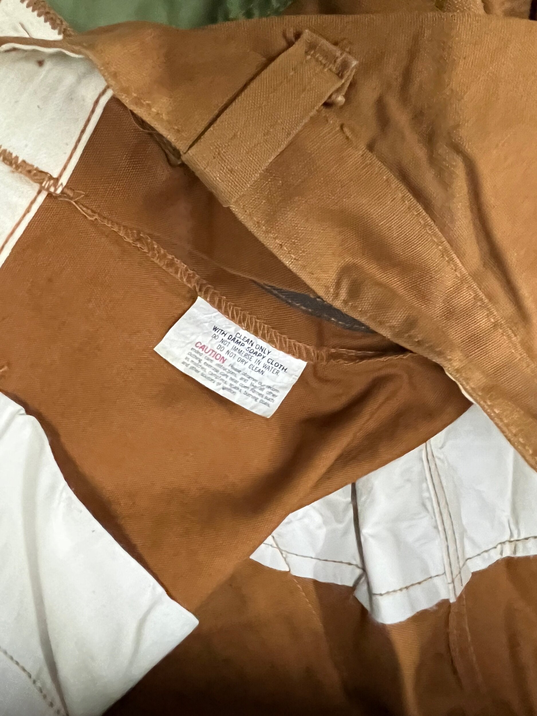 Vintage Canvas Saf-T-Bak Double-Knee Outdoor Brush Pants - Size 40" w x 29 1/2" l