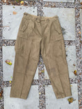 German Wool Cargo Trousers 60’s Vietnam Era  - Size 34” - 38”