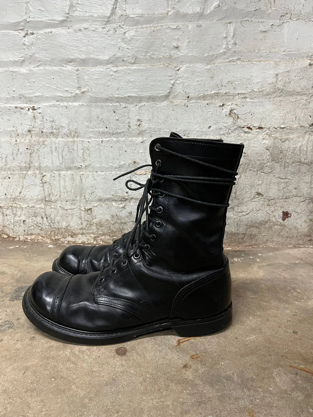 HH Double H Brand 975 Military Combat Paratrooper Jump Leather Boots - Size 10 Men's