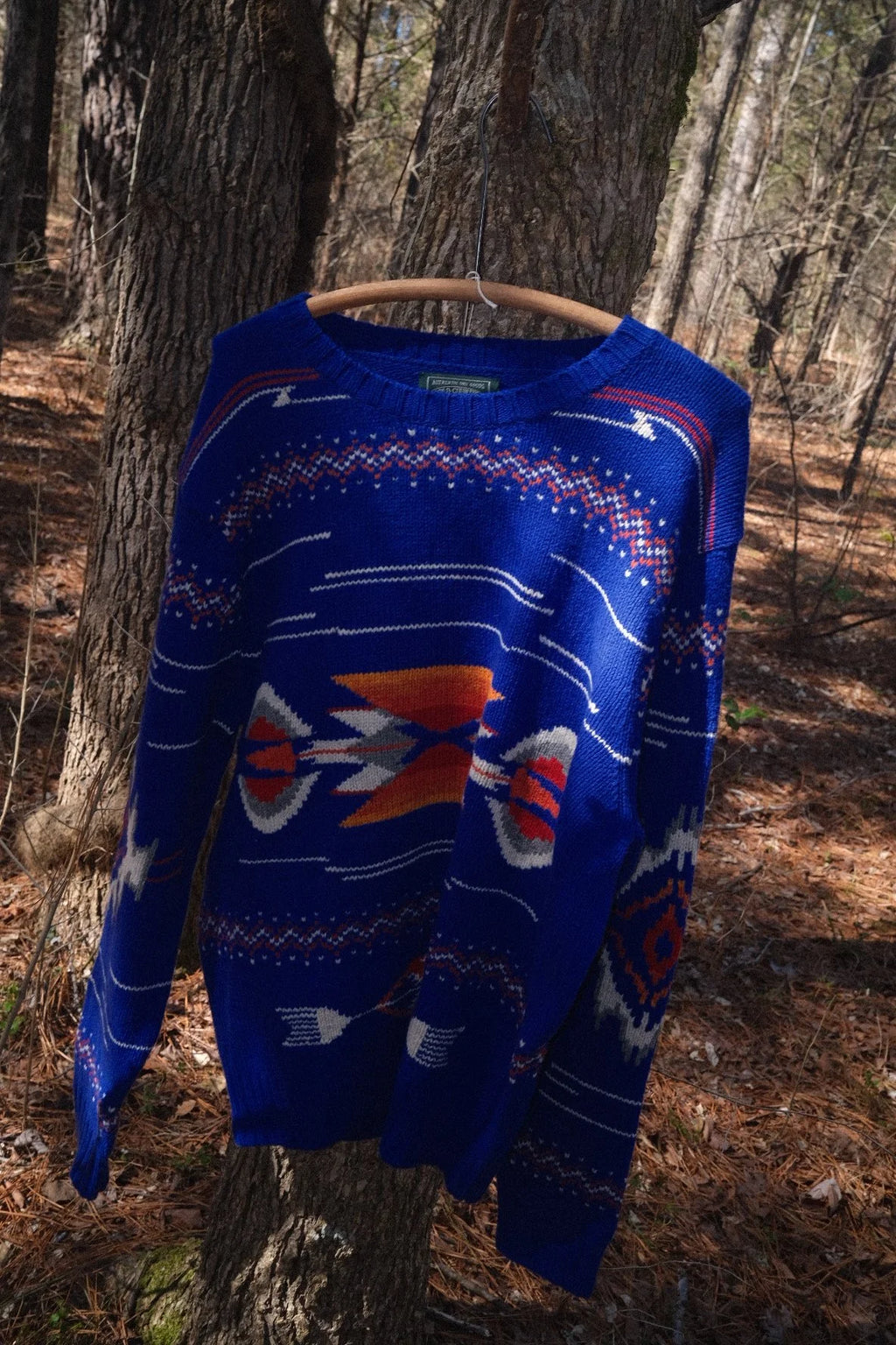 NWT Polo Country Ralph Lauren Southwestern Knit Sweater - Blue/Multi - XL
