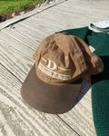 Dartmouth Tin Cloth Spellout Leather Strapback Hat