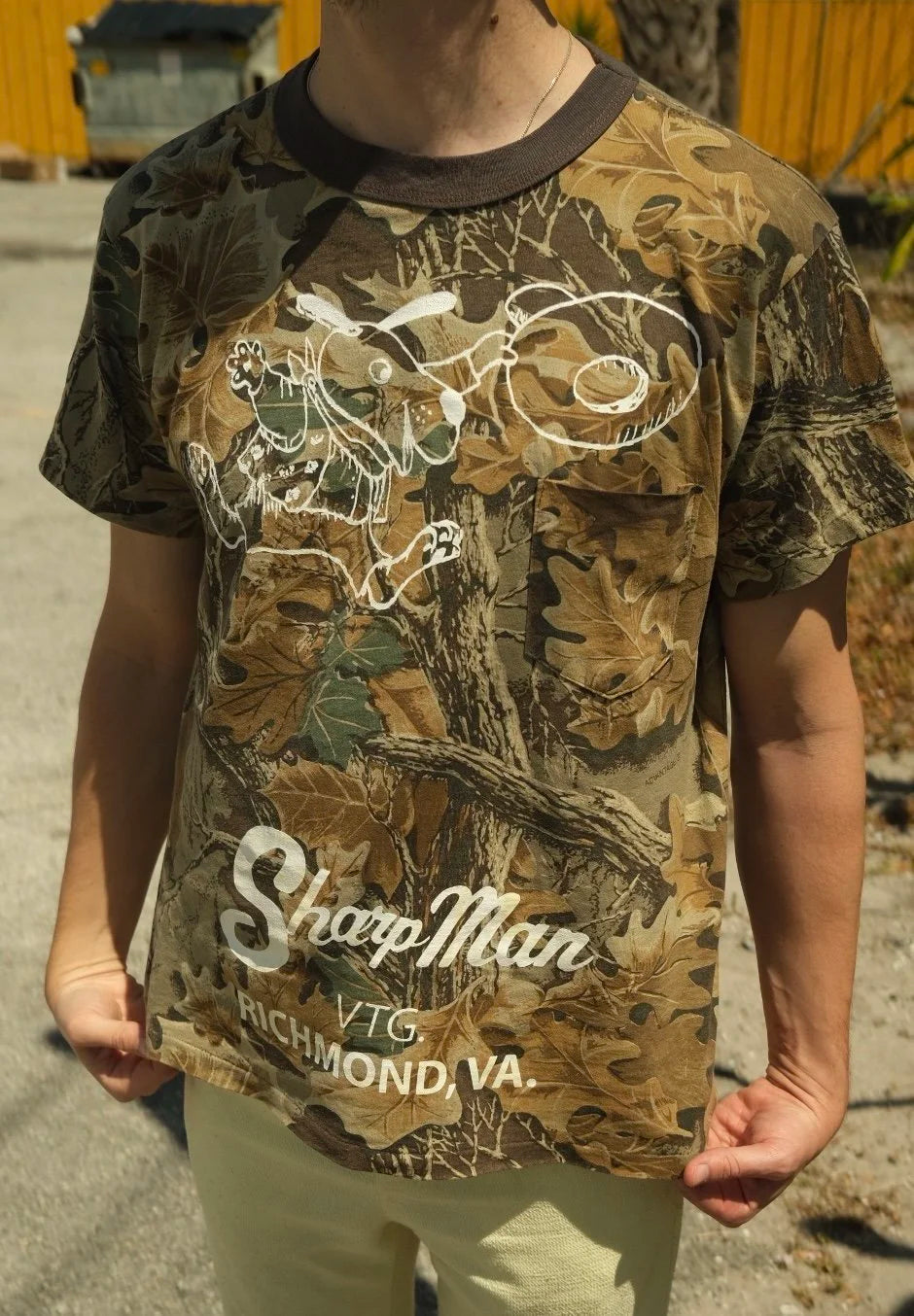 Original Sharp Man Real Tree Vintage T-Shirt (various sizes)