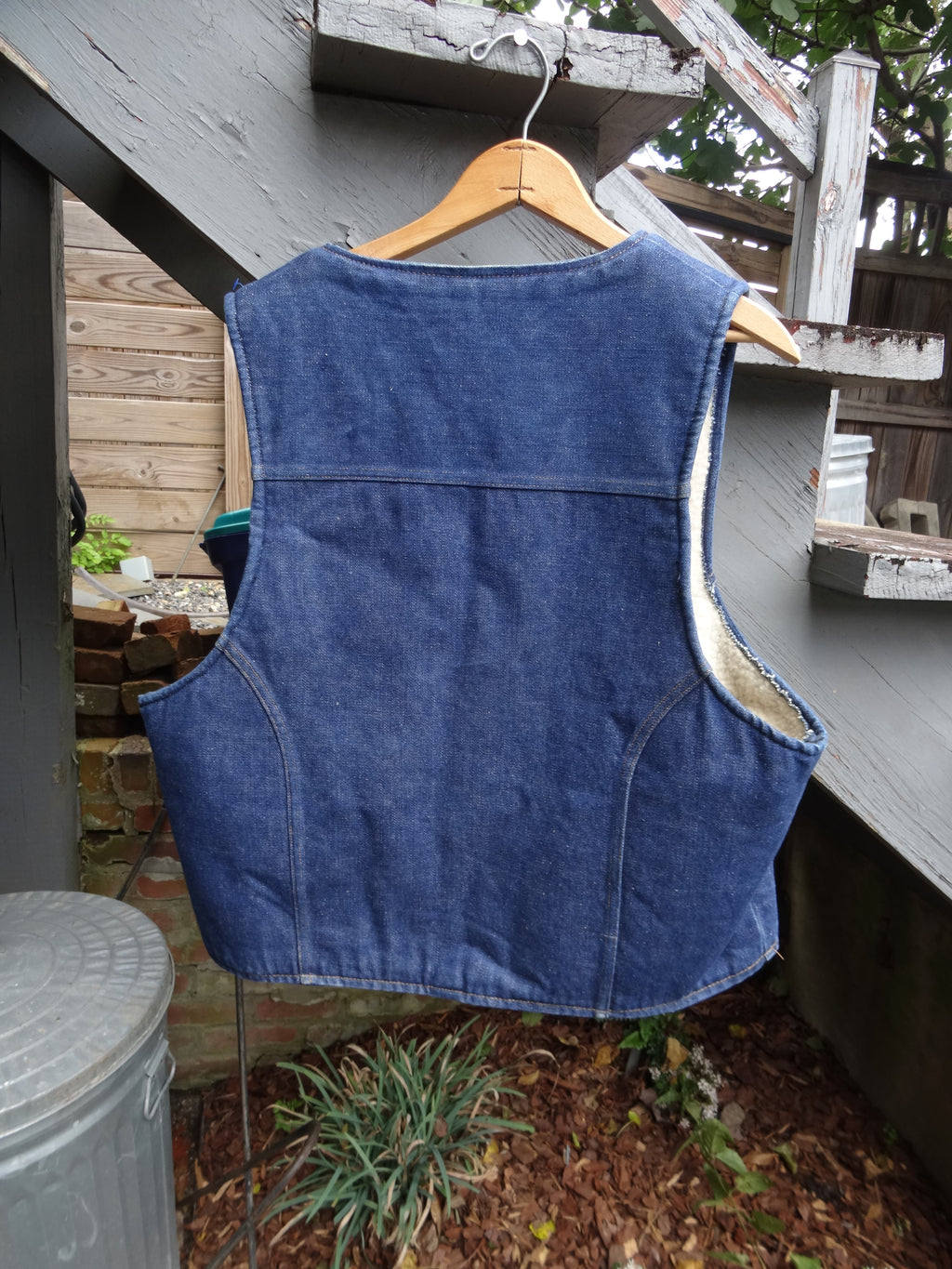 Dickies Sherpa lined Vaquero Denim Vest - Made in USA