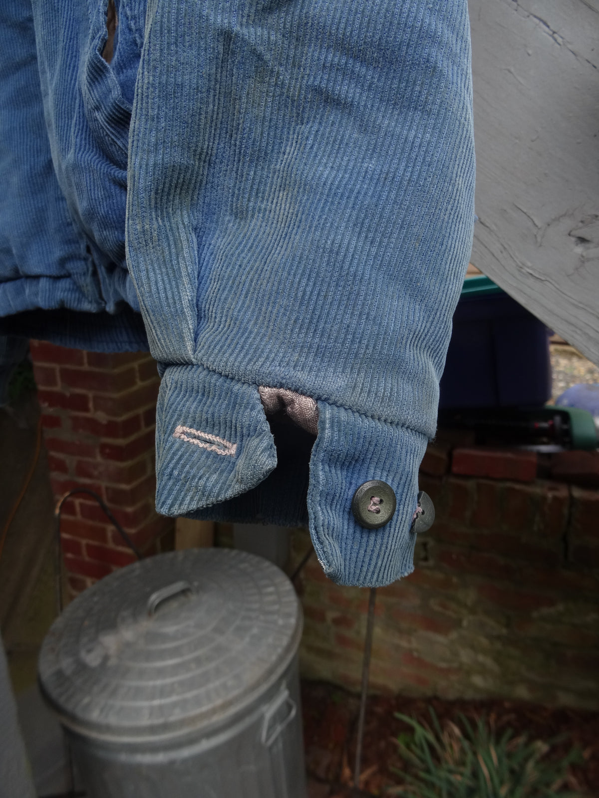 True Vintage Kids Corduroy Distressed Chainstitch Jacket South Norfolk Tigers