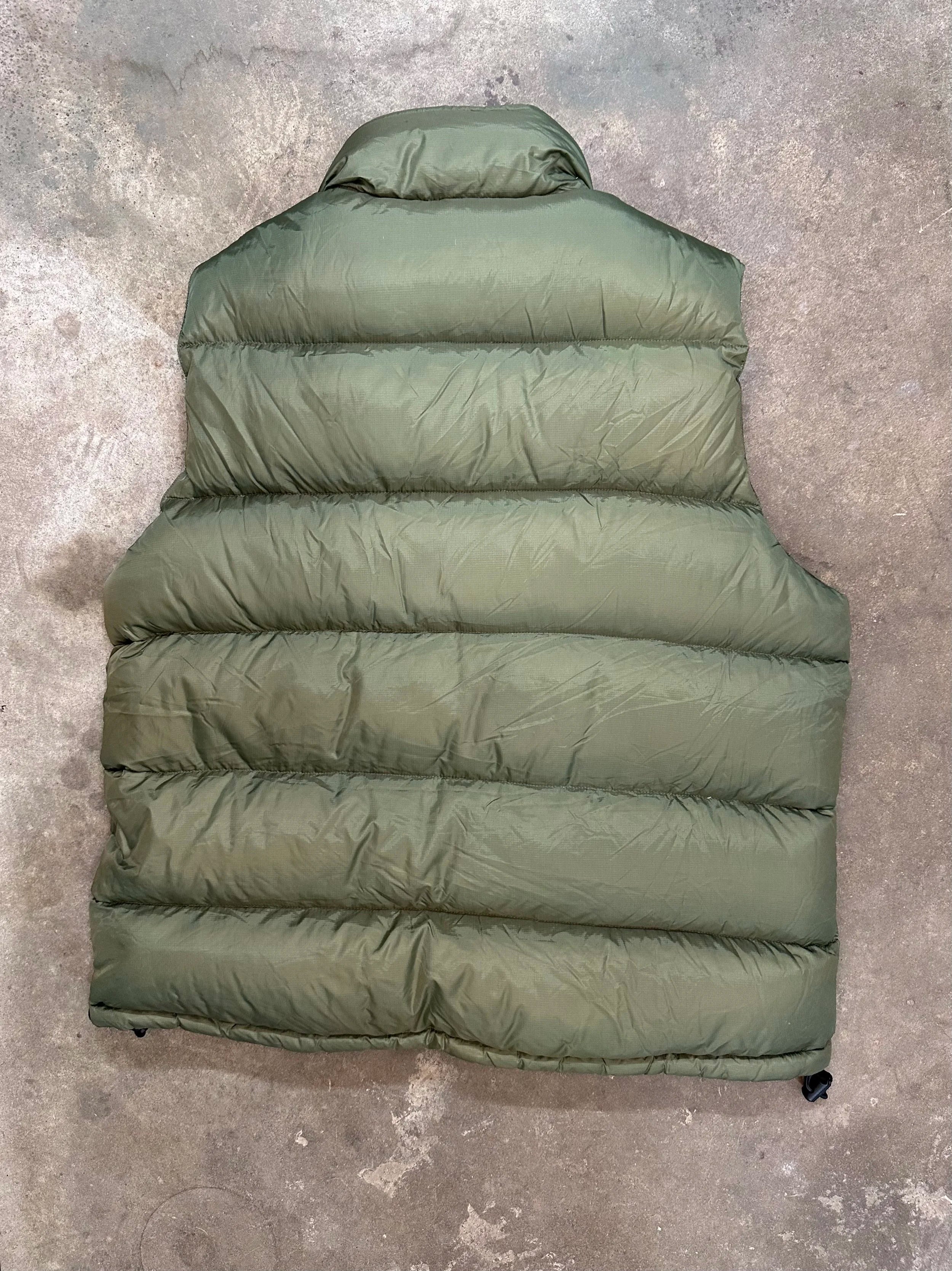 Spiewak Olive Green Down Gillet Vest - Large