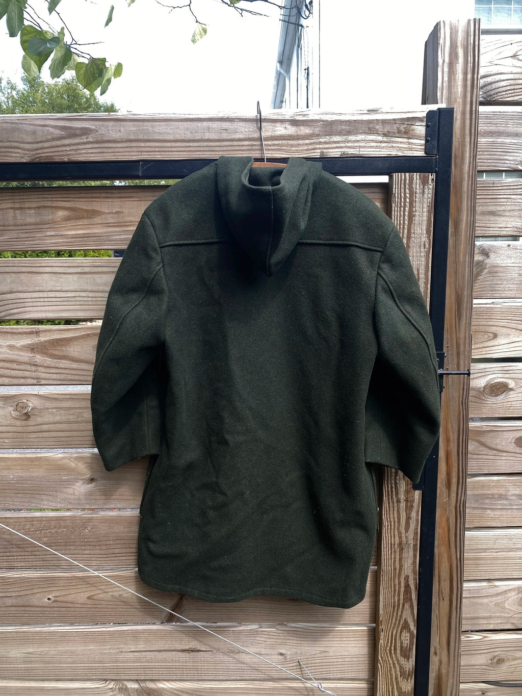 Green Wool Schott Bros. Duffle Coat - USA - Size XL/XXL