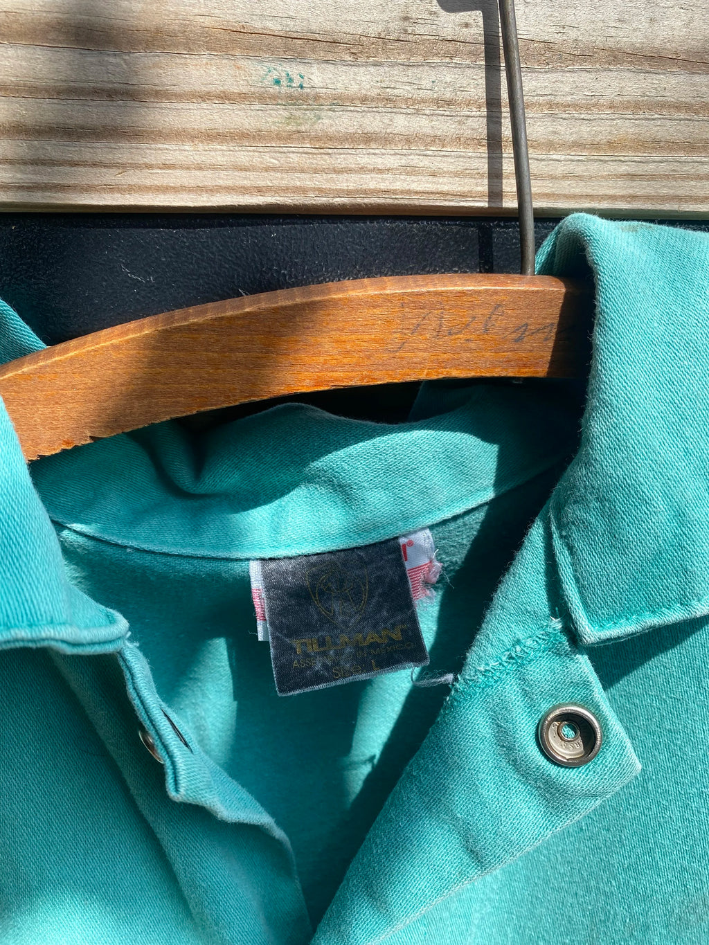 Distressed Fireproof Work Jacket - Size L
