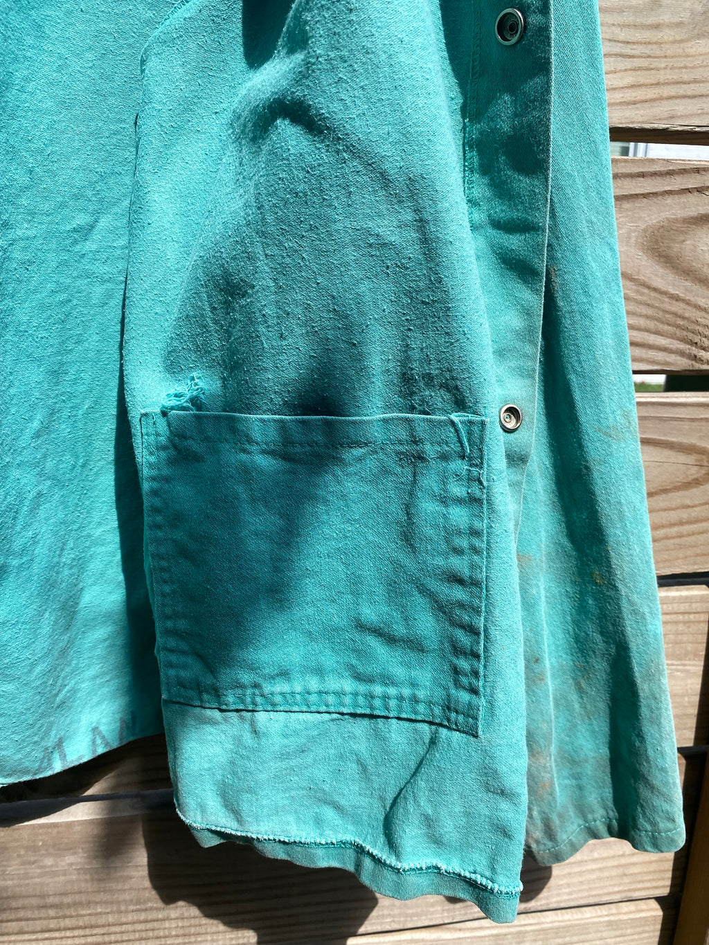 Distressed Fireproof Work Jacket - Size L