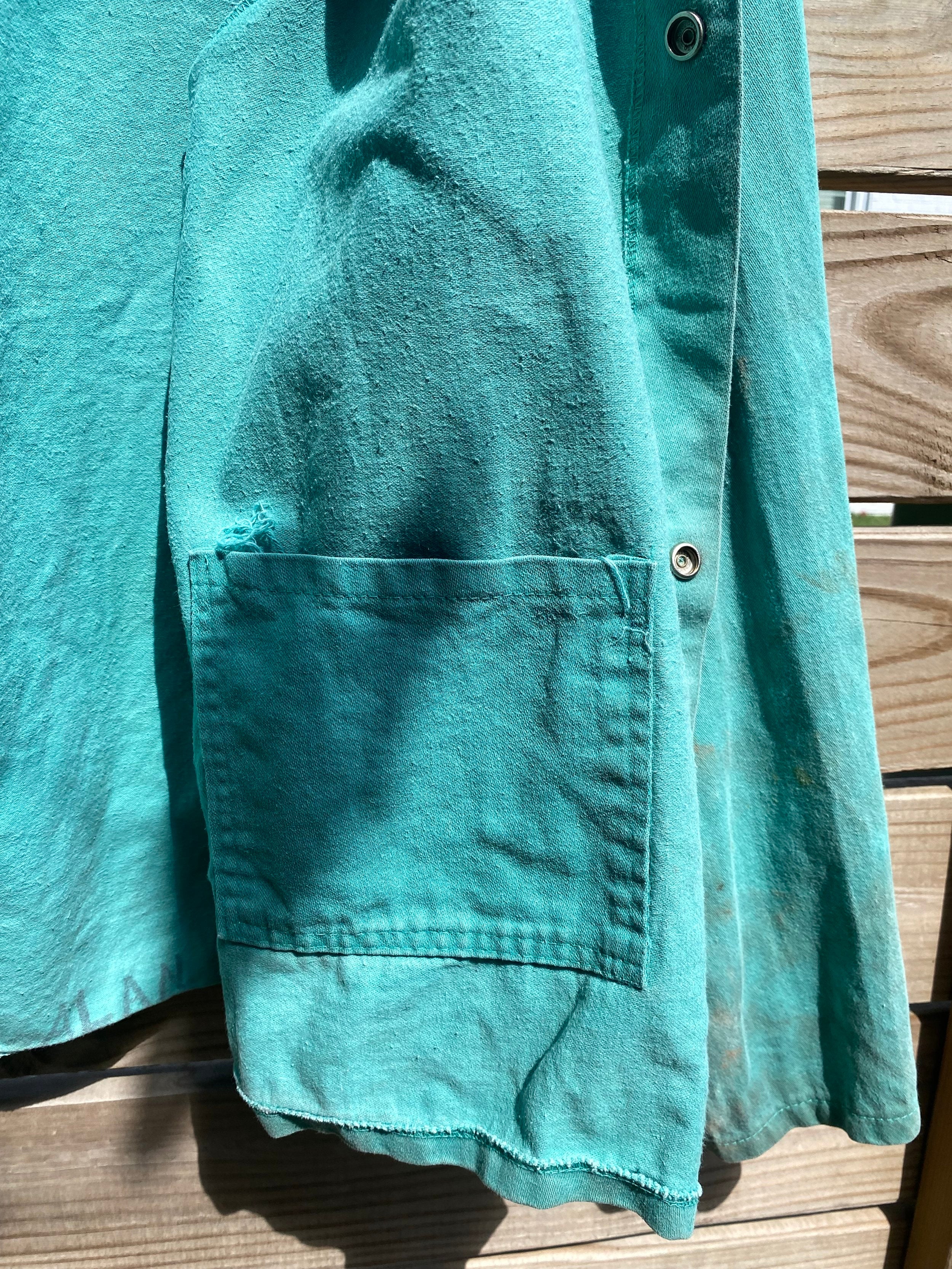 Distressed Fireproof Work Jacket - Size L