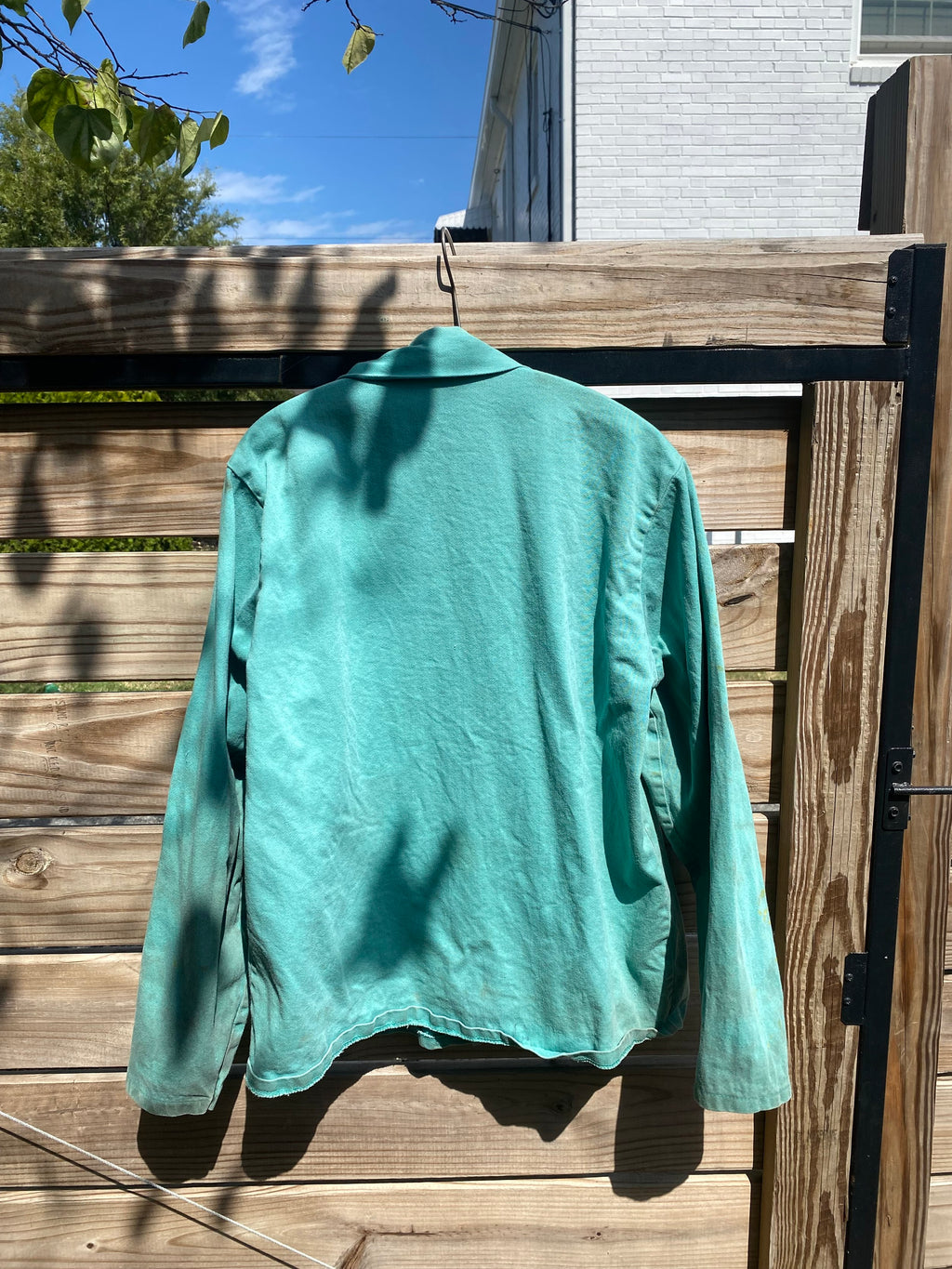 Distressed Fireproof Work Jacket - Size L