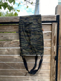 Tiger Stripe Camo Military Combat Trousers w/ Suspenders - Size XXL