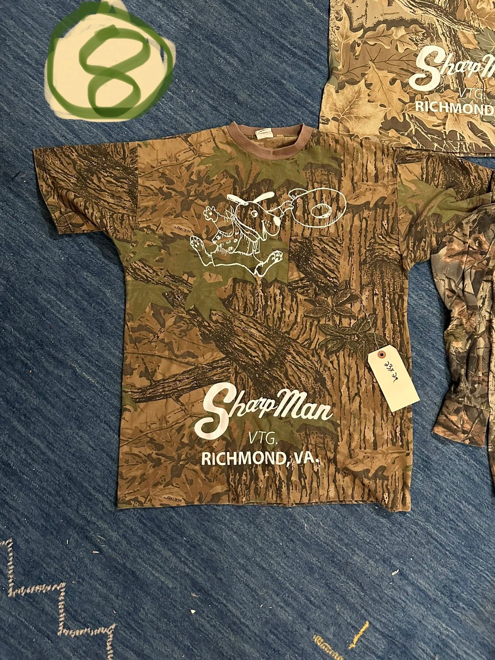 Original Sharp Man Real Tree Vintage T-Shirt (various sizes)