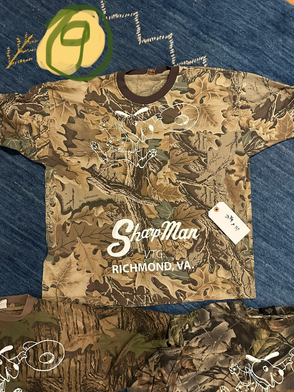 Original Sharp Man Real Tree Vintage T-Shirt (various sizes)
