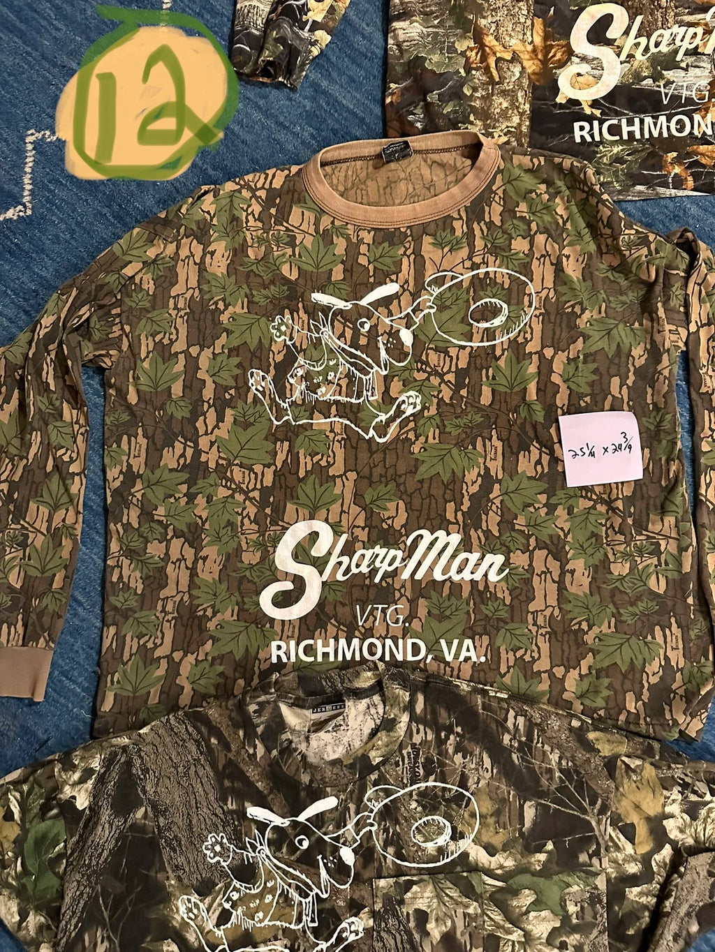 Original Sharp Man Real Tree Vintage T-Shirt (various sizes)
