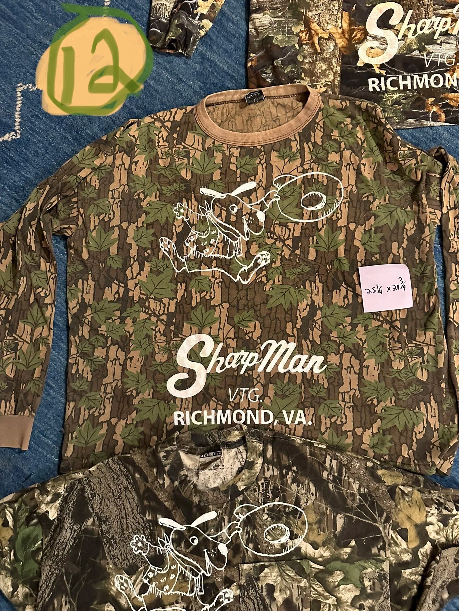 Original Sharp Man Real Tree Vintage T-Shirt (various sizes)