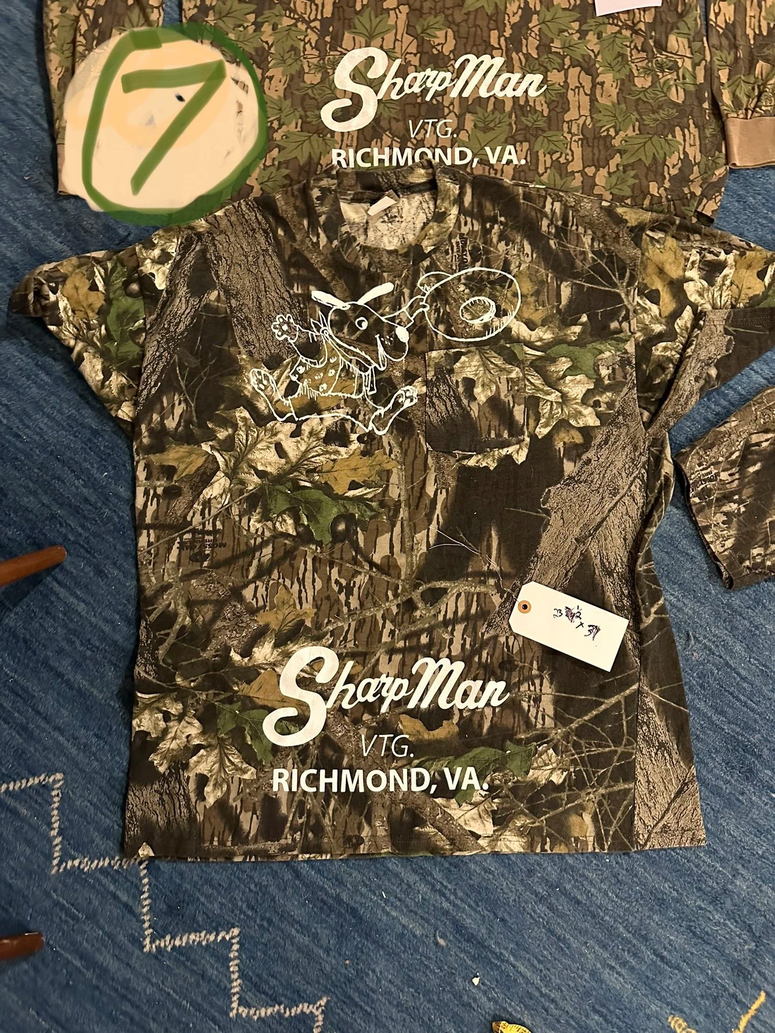 Original Sharp Man Real Tree Vintage T-Shirt (various sizes)