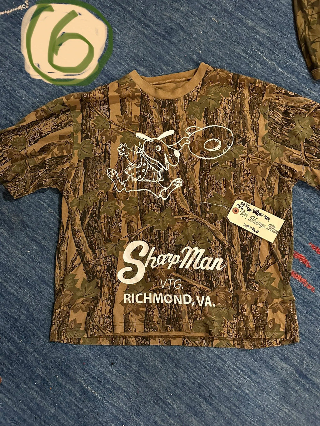 Original Sharp Man Real Tree Vintage T-Shirt (various sizes)