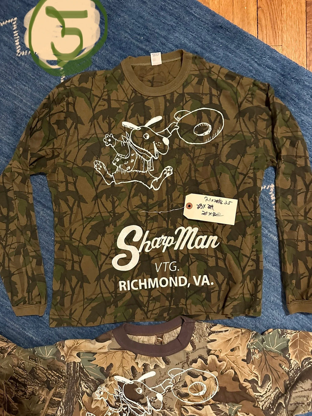 Original Sharp Man Real Tree Vintage T-Shirt (various sizes)