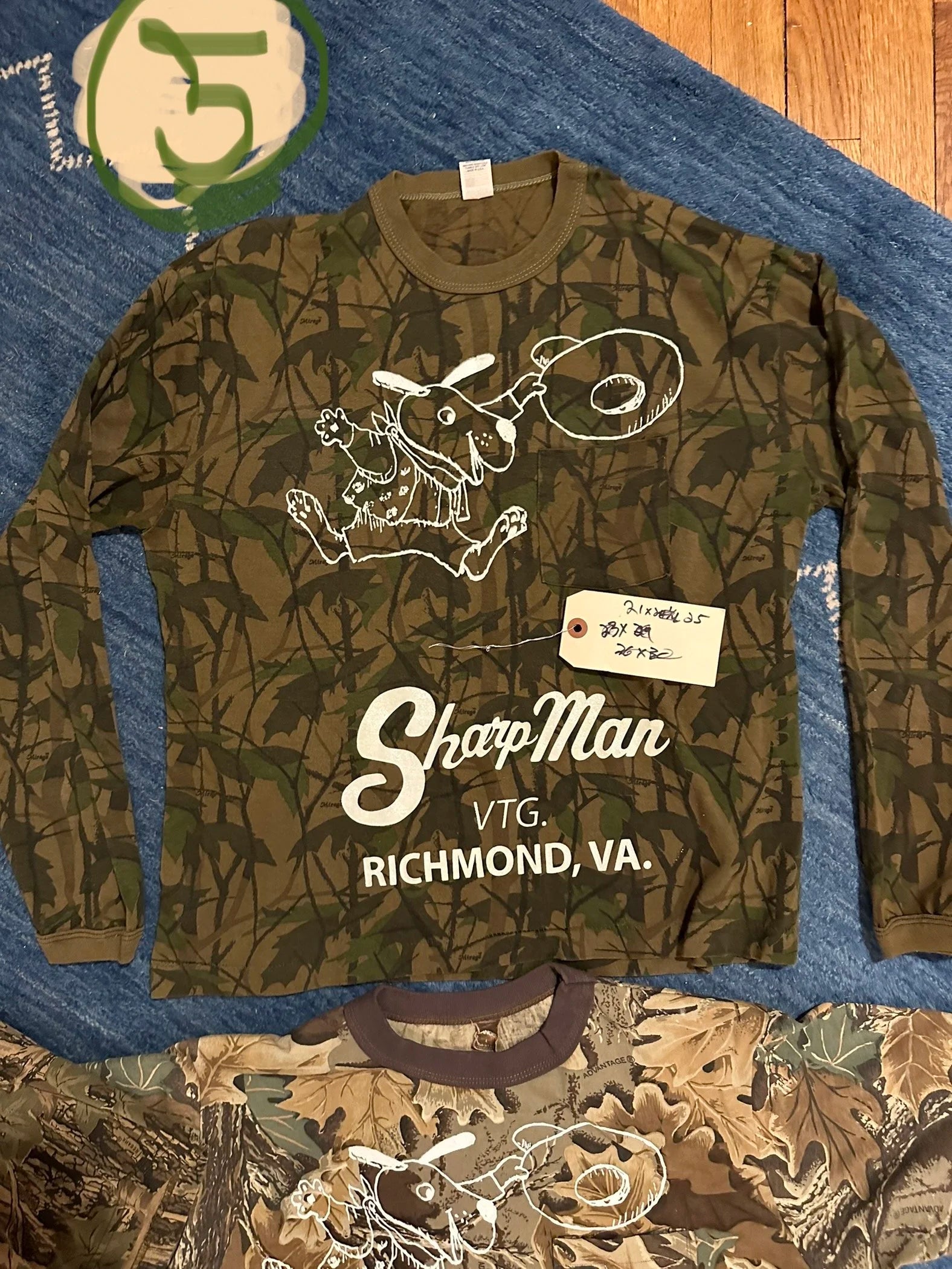 Original Sharp Man Real Tree Vintage T-Shirt (various sizes)
