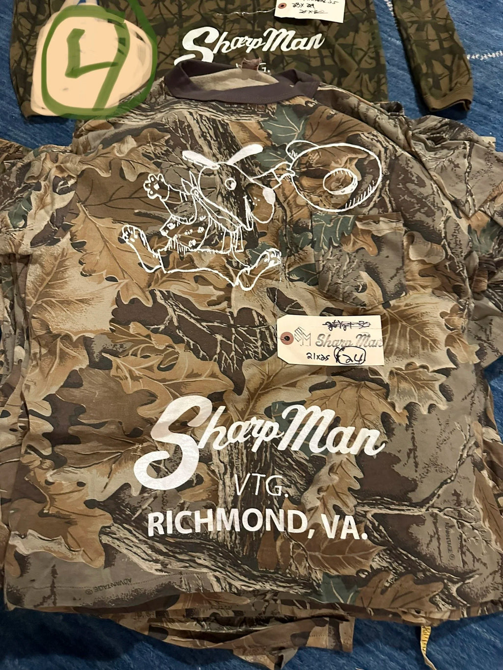 Original Sharp Man Real Tree Vintage T-Shirt (various sizes)