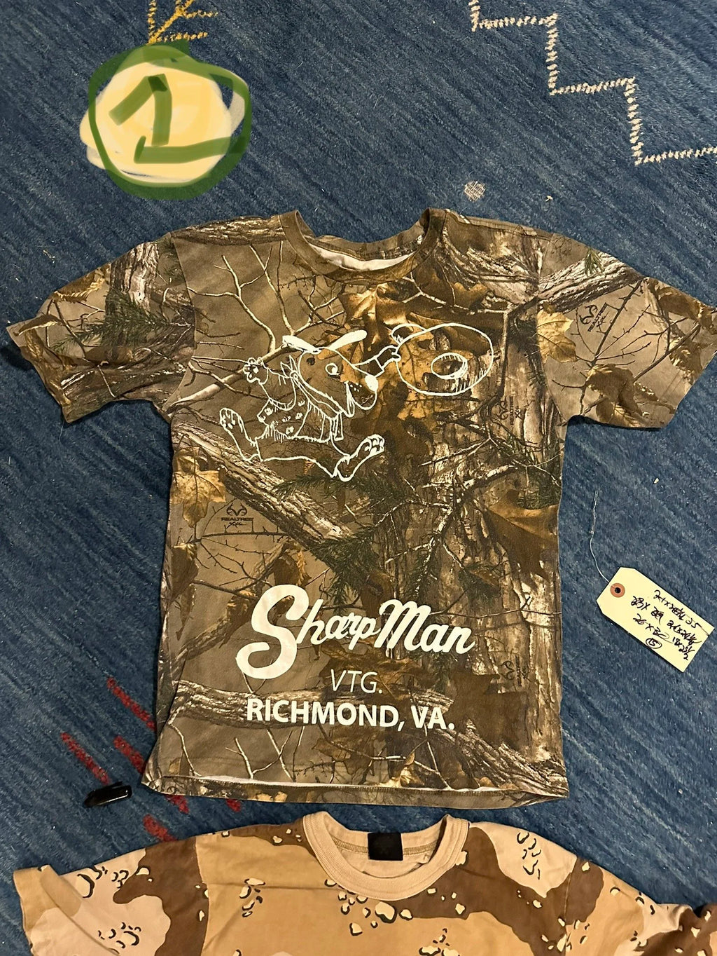 Original Sharp Man Real Tree Vintage T-Shirt (various sizes)