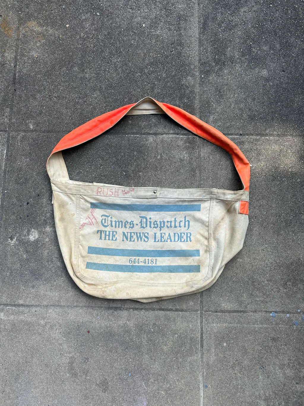 Richmond Times Dispatch Newspaper Bag