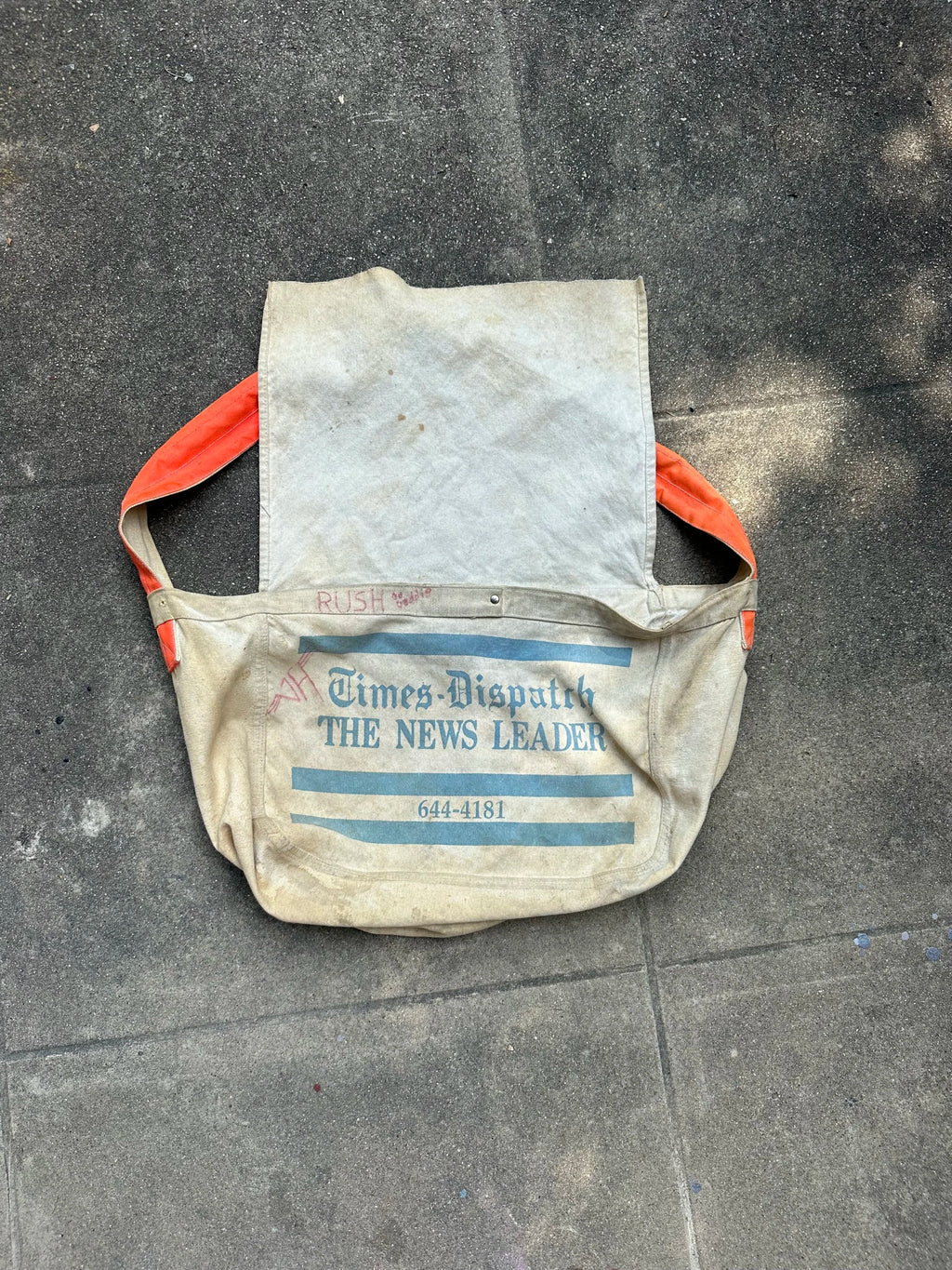 Richmond Times Dispatch Newspaper Bag