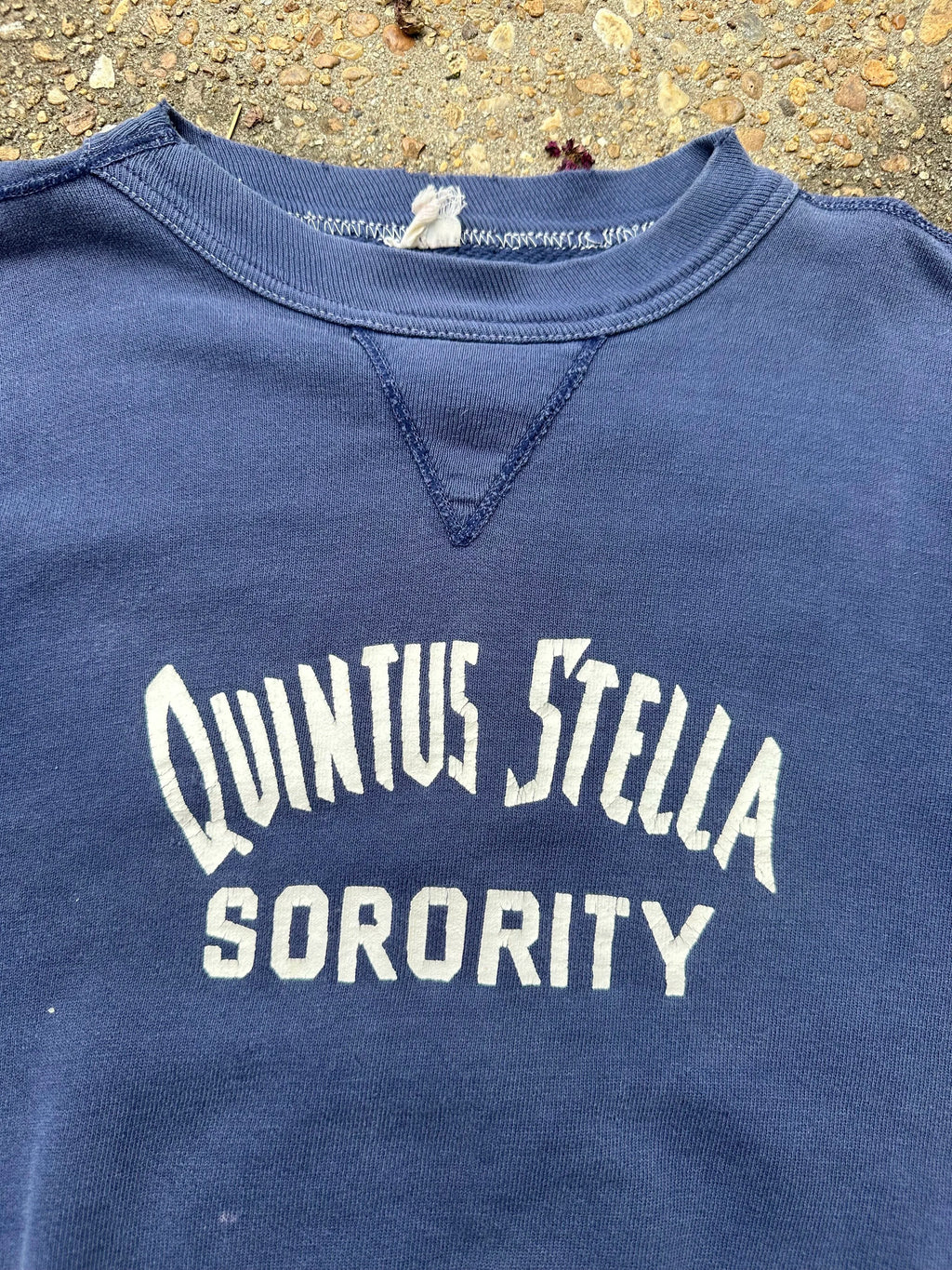 True Vintage 50s era Russell Athletic Single V Sorority Crewneck