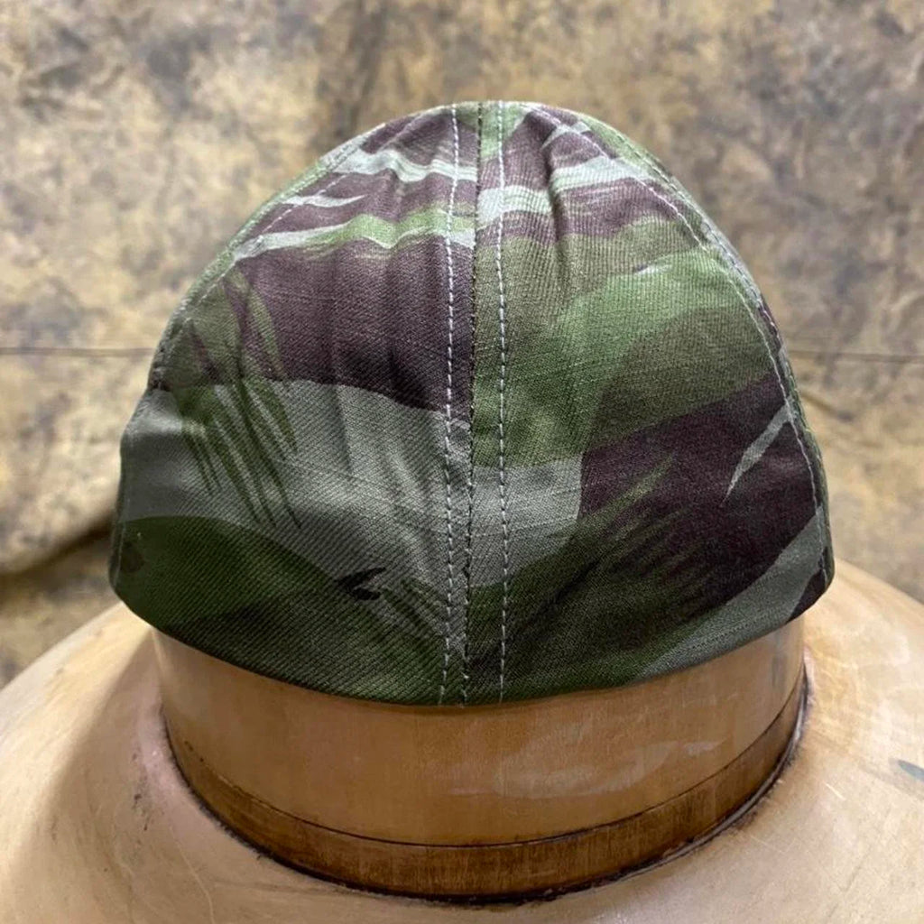 French Lizard Brush Stroke Pattern Camo Short Brim Hat (deadstock)