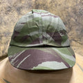 French Lizard Brush Stroke Pattern Camo Short Brim Hat (deadstock)