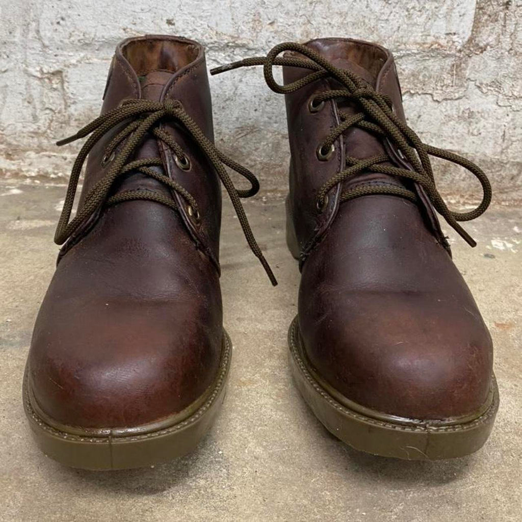 Vintage Wolverine Made in USA Leather Chukka Boots - Size 9 1/2 Men's