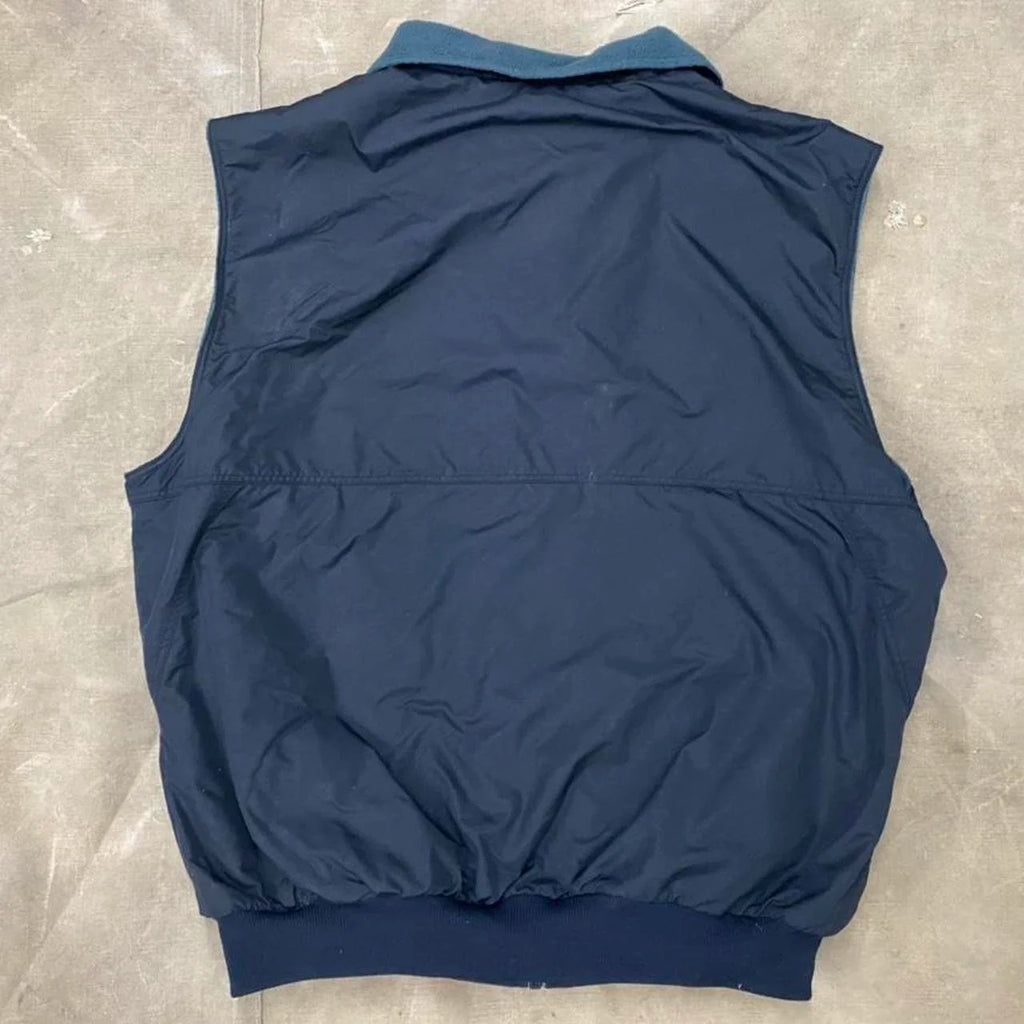 Patagonia Black Nylon full zip fleece vest - Size XXL