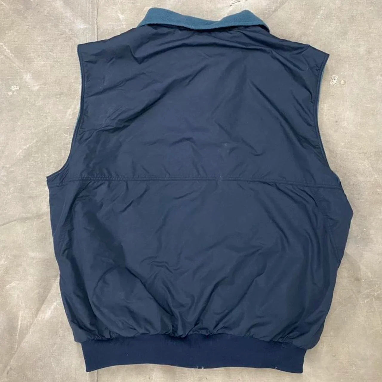 Patagonia Black Nylon full zip fleece vest - Size XXL